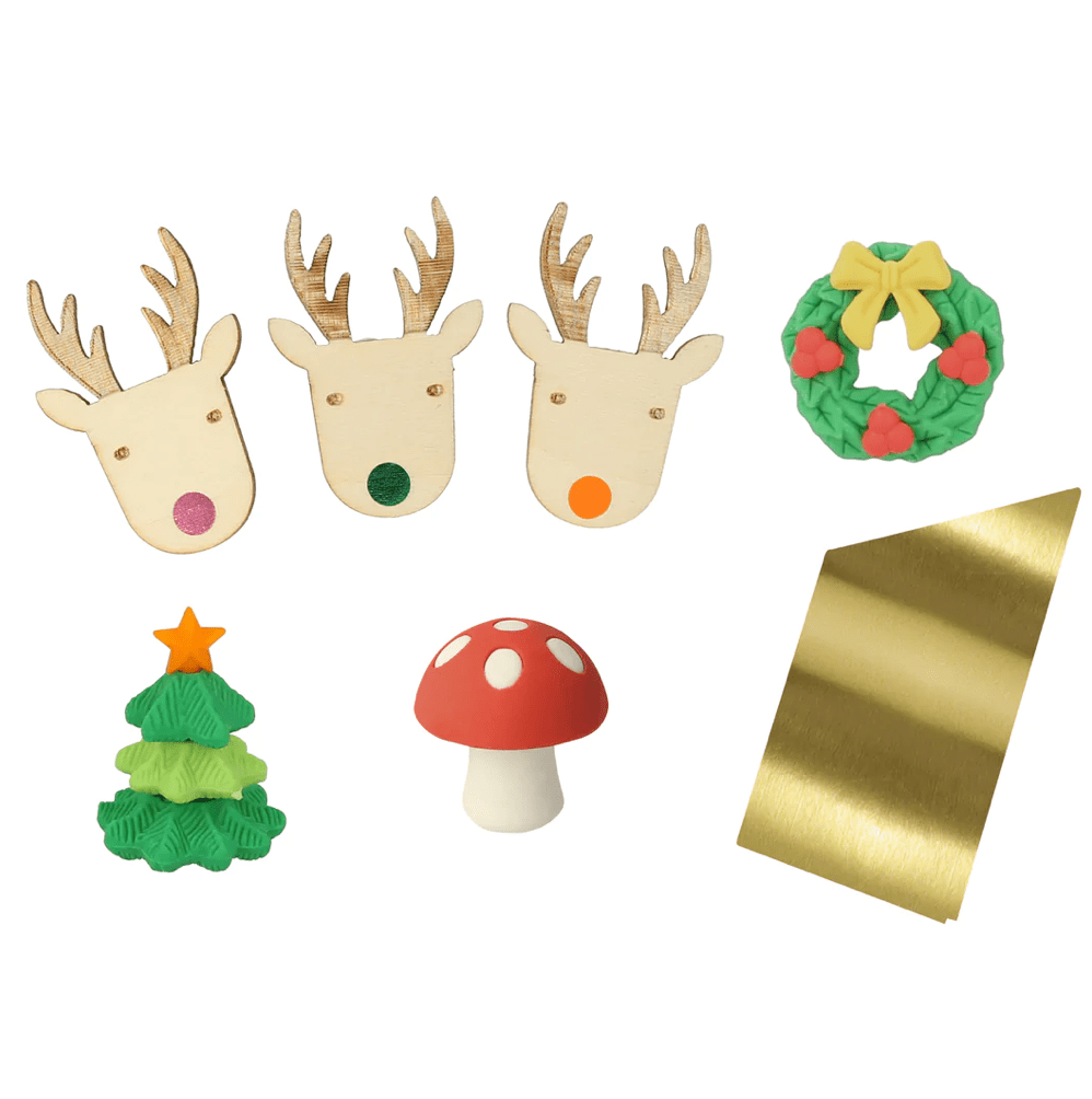 GINGHAM BOW REINDEER CRACKERS - OTHERLETTERS