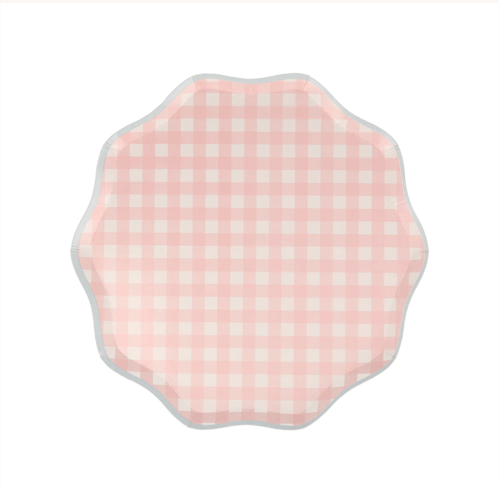 GINGHAM PRINT | PAPER PLATES - OTHERLETTERS