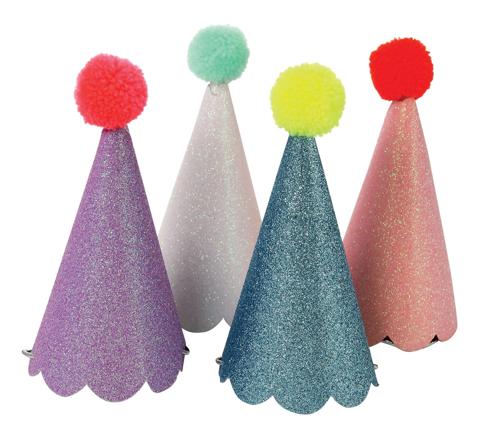 GLITTERY POM POM | PARTY HATS - OTHERLETTERS