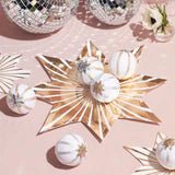 GOLD STRIPE STAR PAPER PLATES - OTHERLETTERS