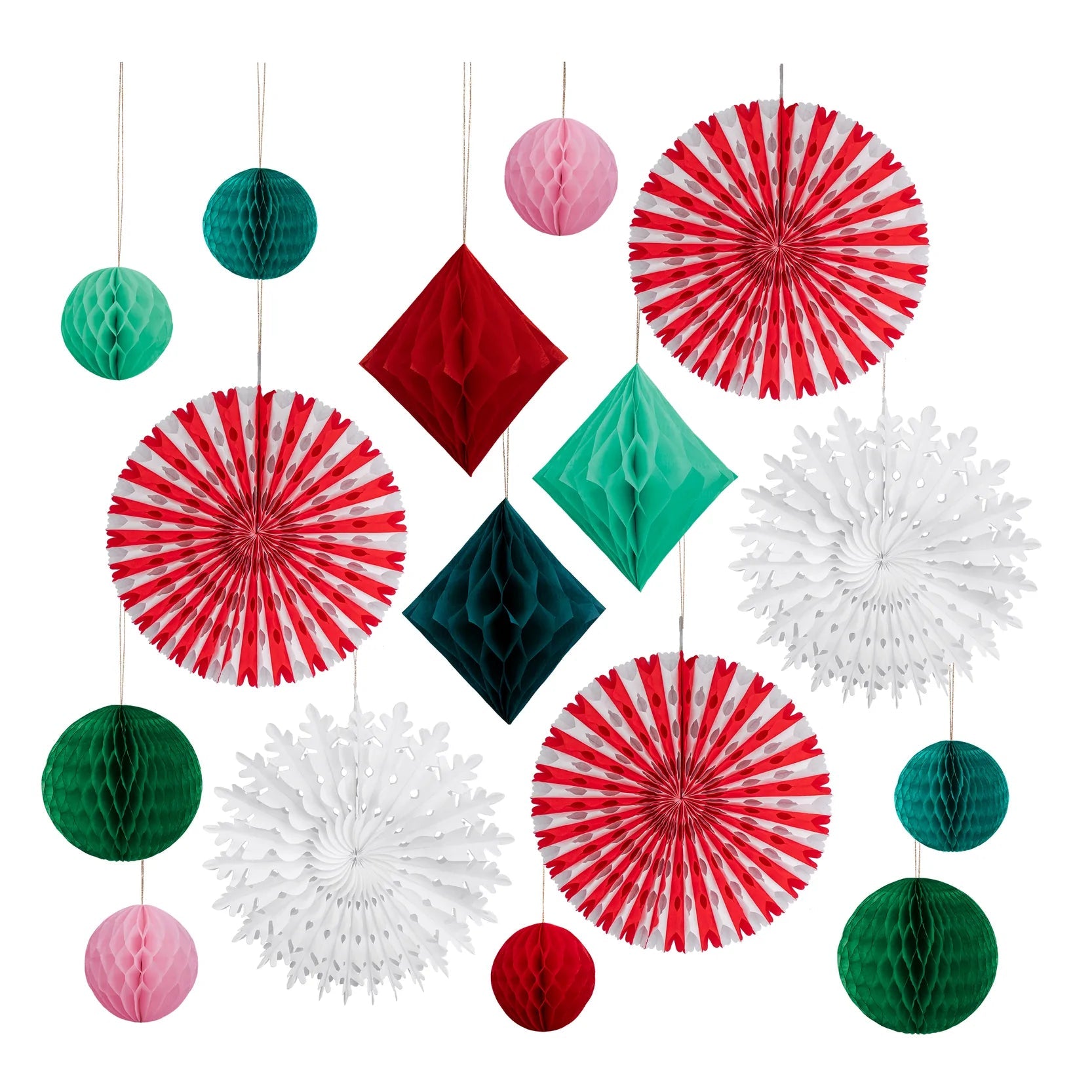 HONEYCOMB CHRISTMAS DECORATION KIT - OTHERLETTERS
