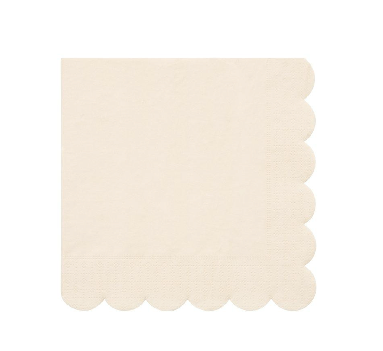 LARGE CREAM PAPER NAPKINS - OTHERLETTERS