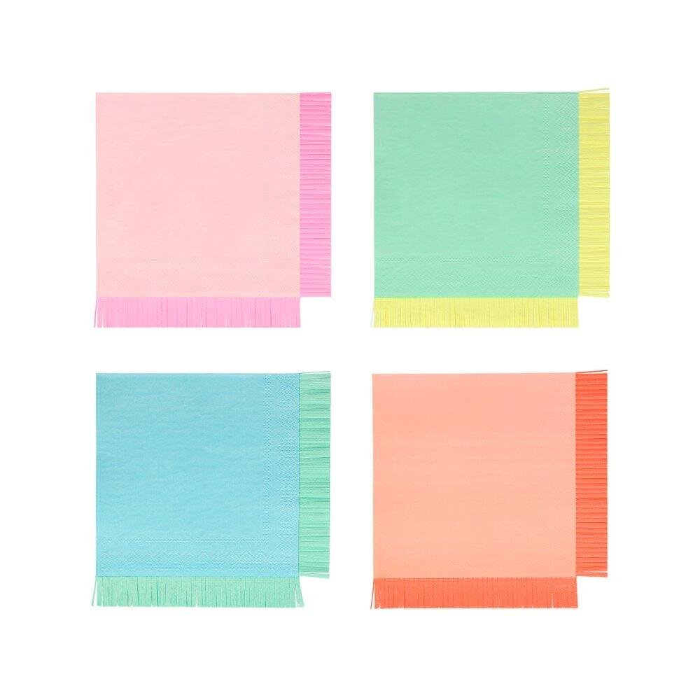 LARGE NEON FRINGE | NAPKINS - OTHERLETTERS