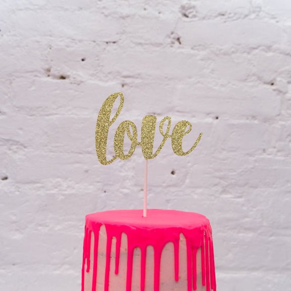 LOVE | CAKE TOPPER - OTHERLETTERS