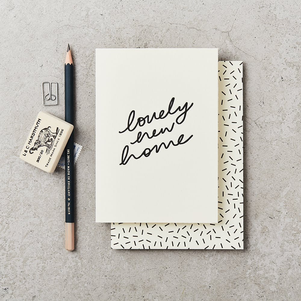 LOVELY NEW HOME | CARD BY KATIE LEAMON - OTHERLETTERS