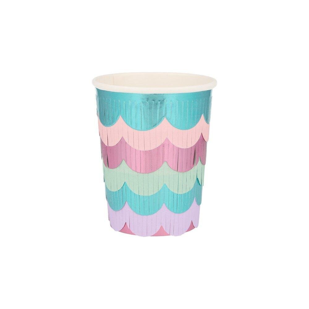 MERMAID SCALLOPED FRINGE | PAPER CUPS - OTHERLETTERS
