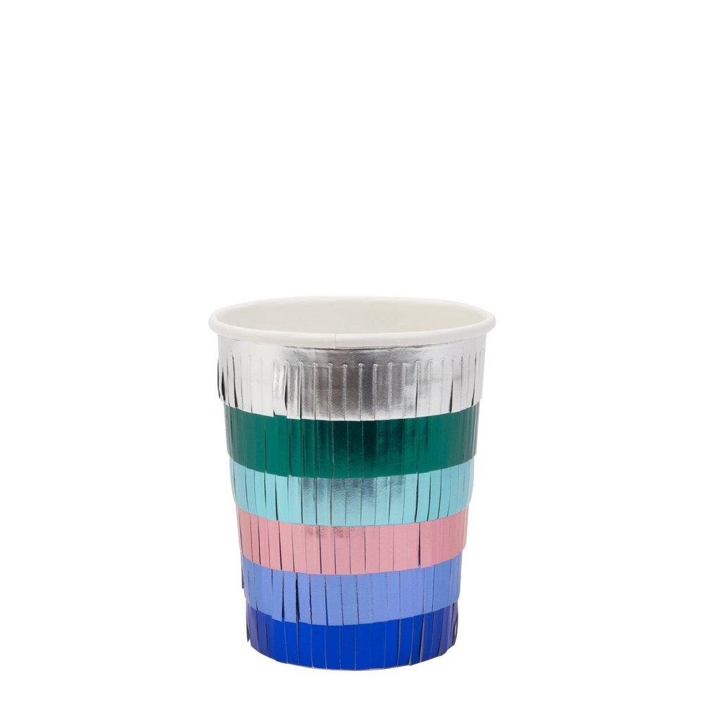 METALLIC FRINGE PARTY CUP - OTHERLETTERS