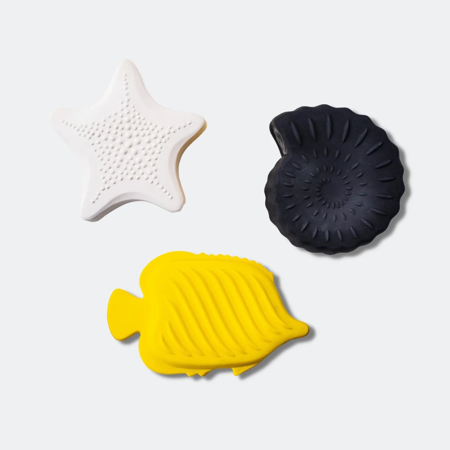 NATURAL RUBBER BATH TOYS 3 - PACK - Suitable from birth | BY ETTA LOVES - OTHERLETTERS