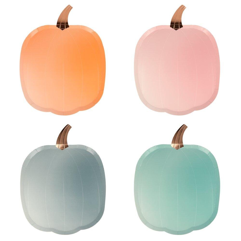 OMBRE PASTEL PUMPKIN | PAPER PLATES - OTHERLETTERS