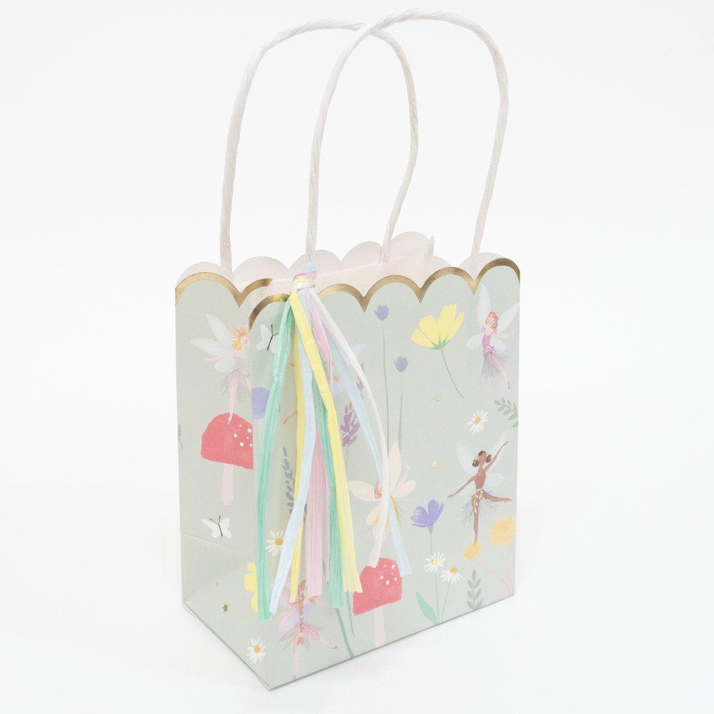 PASTEL GREEN FAIRY PARTY BAGS - OTHERLETTERS