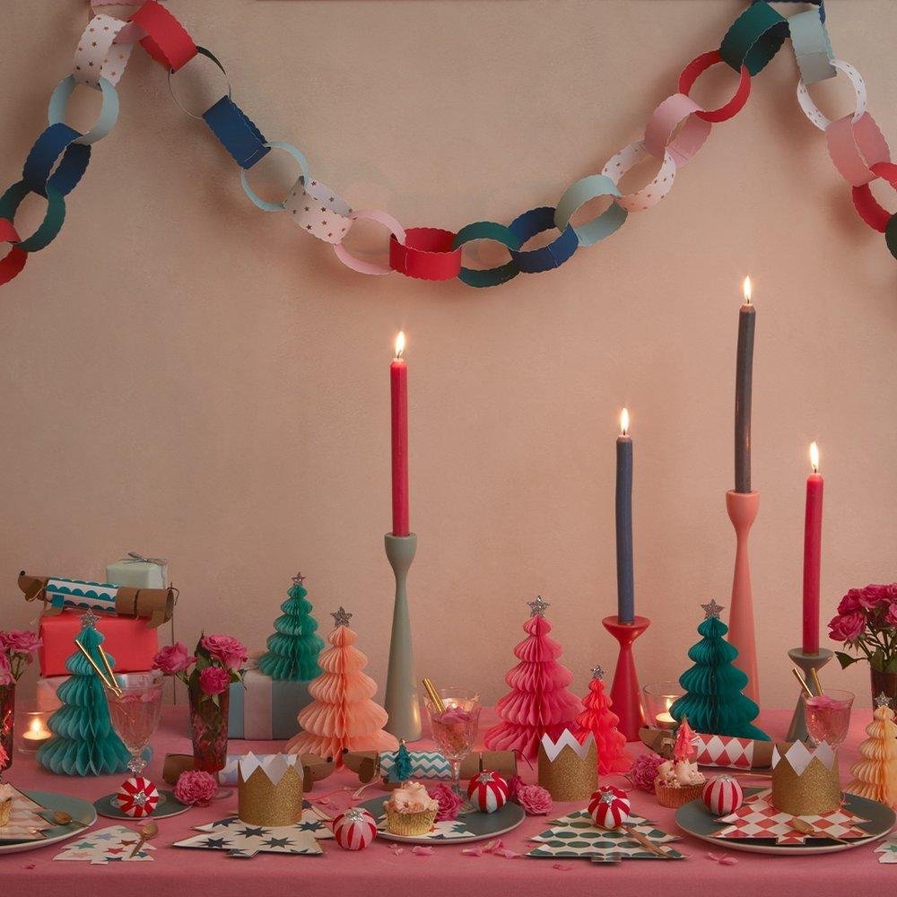 PATTERNED CHRISTMAS TREE | PAPER PLATES - OTHERLETTERS