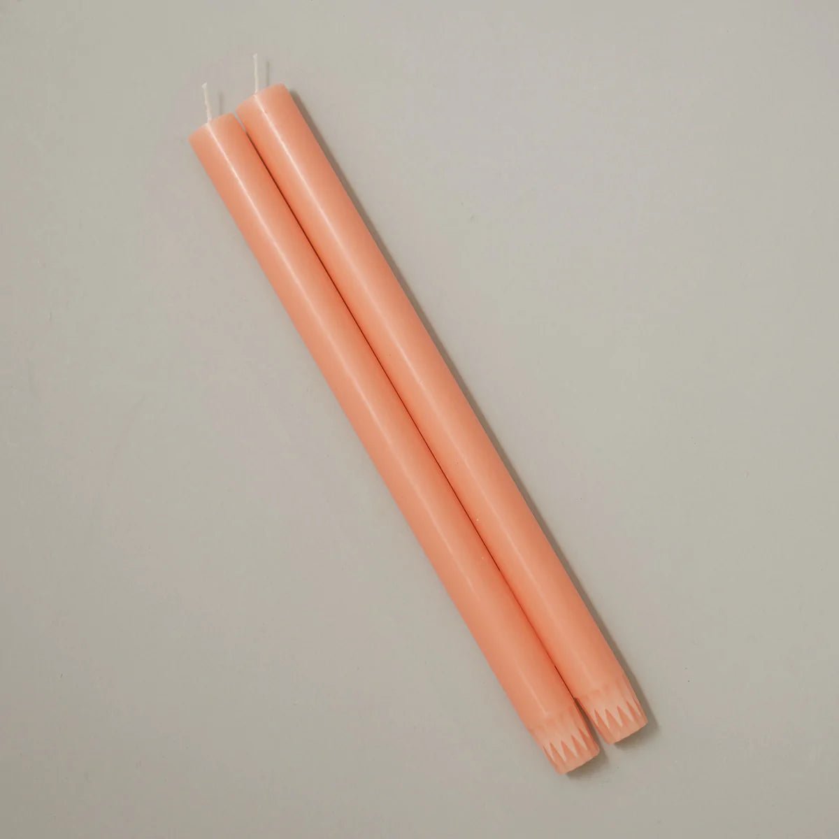 PEACH DINING CANDLES (PAIR) - OTHERLETTERS