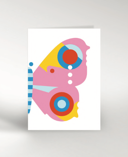 PINK BUTTERFLY | CARD BY DICKY BIRD - OTHERLETTERS