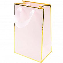 PINK & GOLD GIFT BAG 15x24cm - OTHERLETTERS