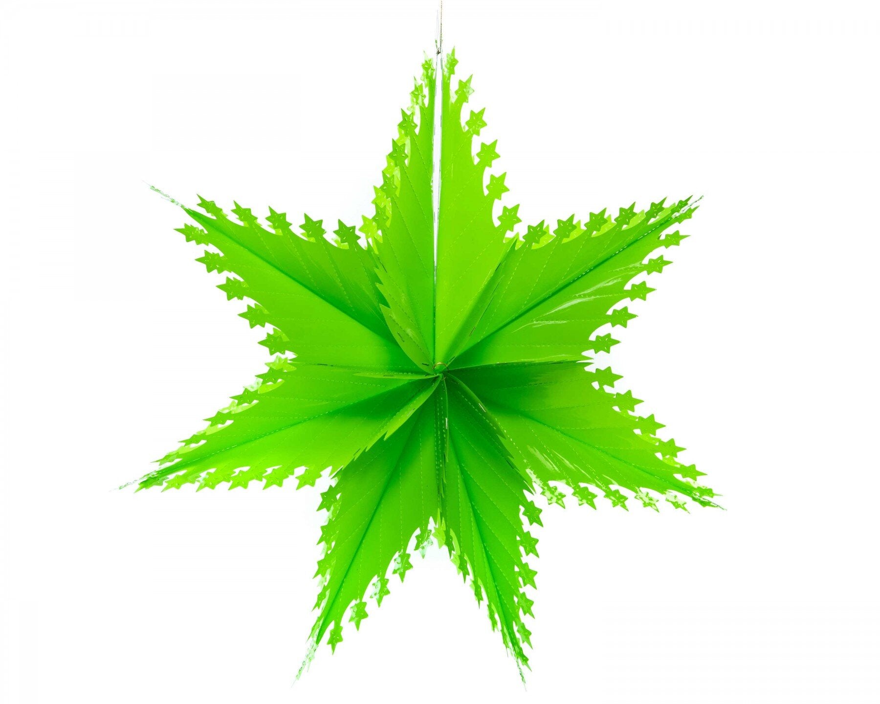 RECYCLED PLASTIC GREEN STARRY STAR - OTHERLETTERS