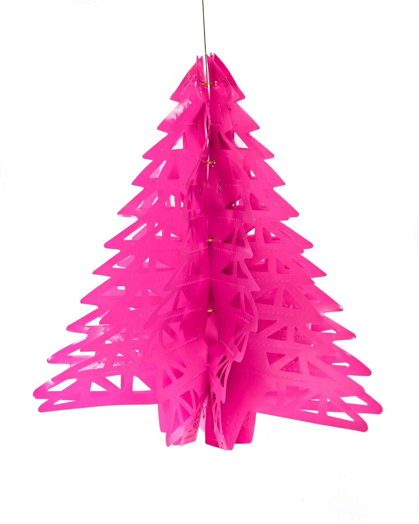 RECYCLED PLASTIC NEON PINK TREE - OTHERLETTERS