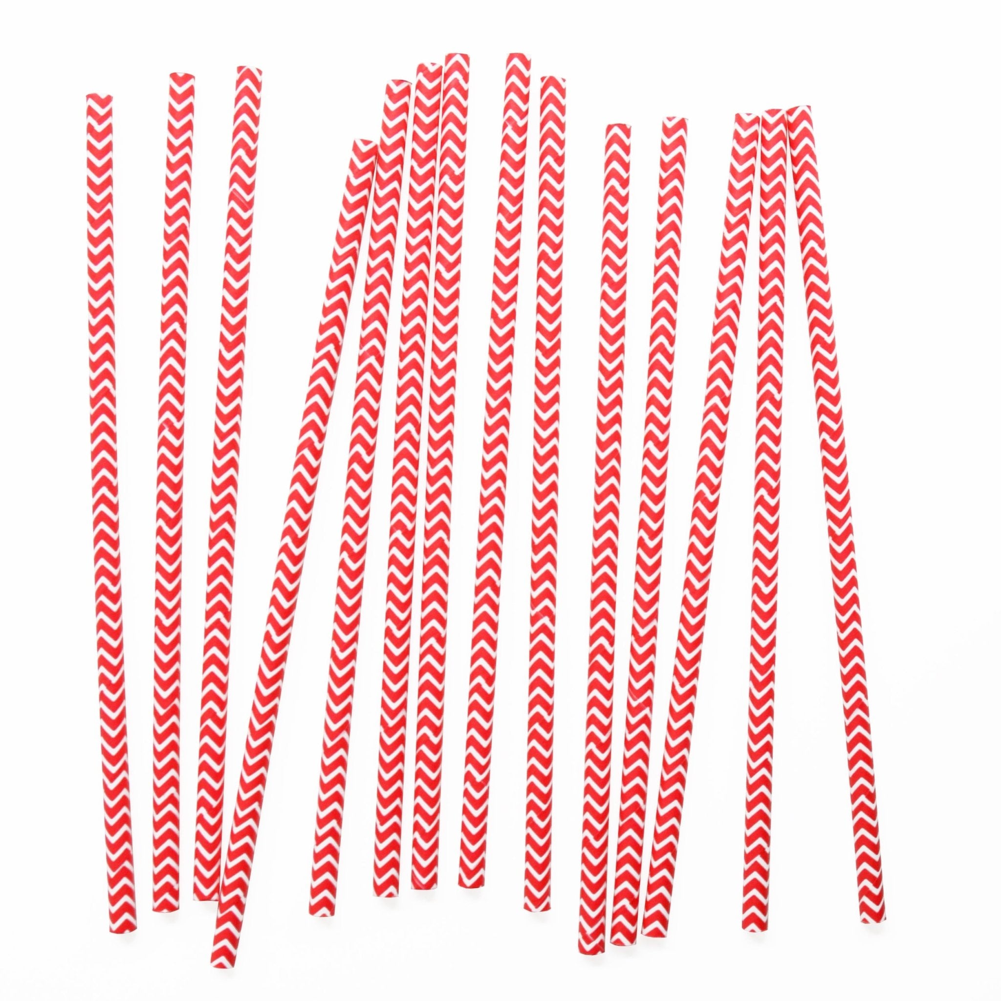 red chevrons | PAPER STRAWS - OTHERLETTERS
