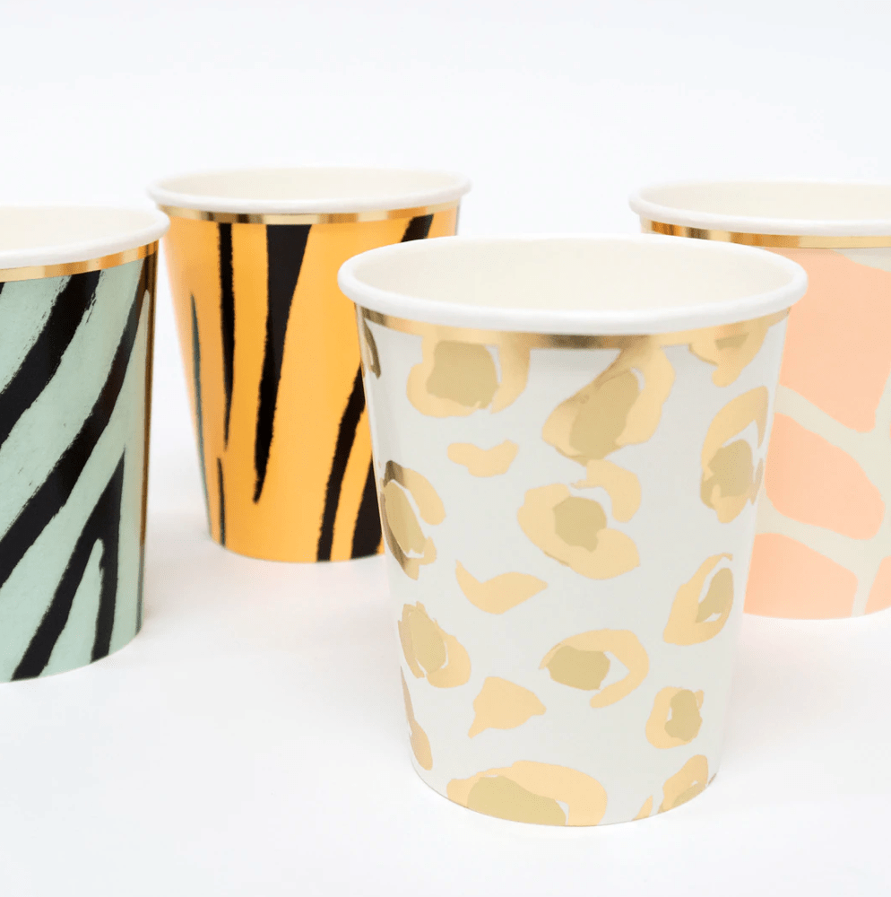 SAFARI ANIMAL PRINT | PAPER CUPS - OTHERLETTERS