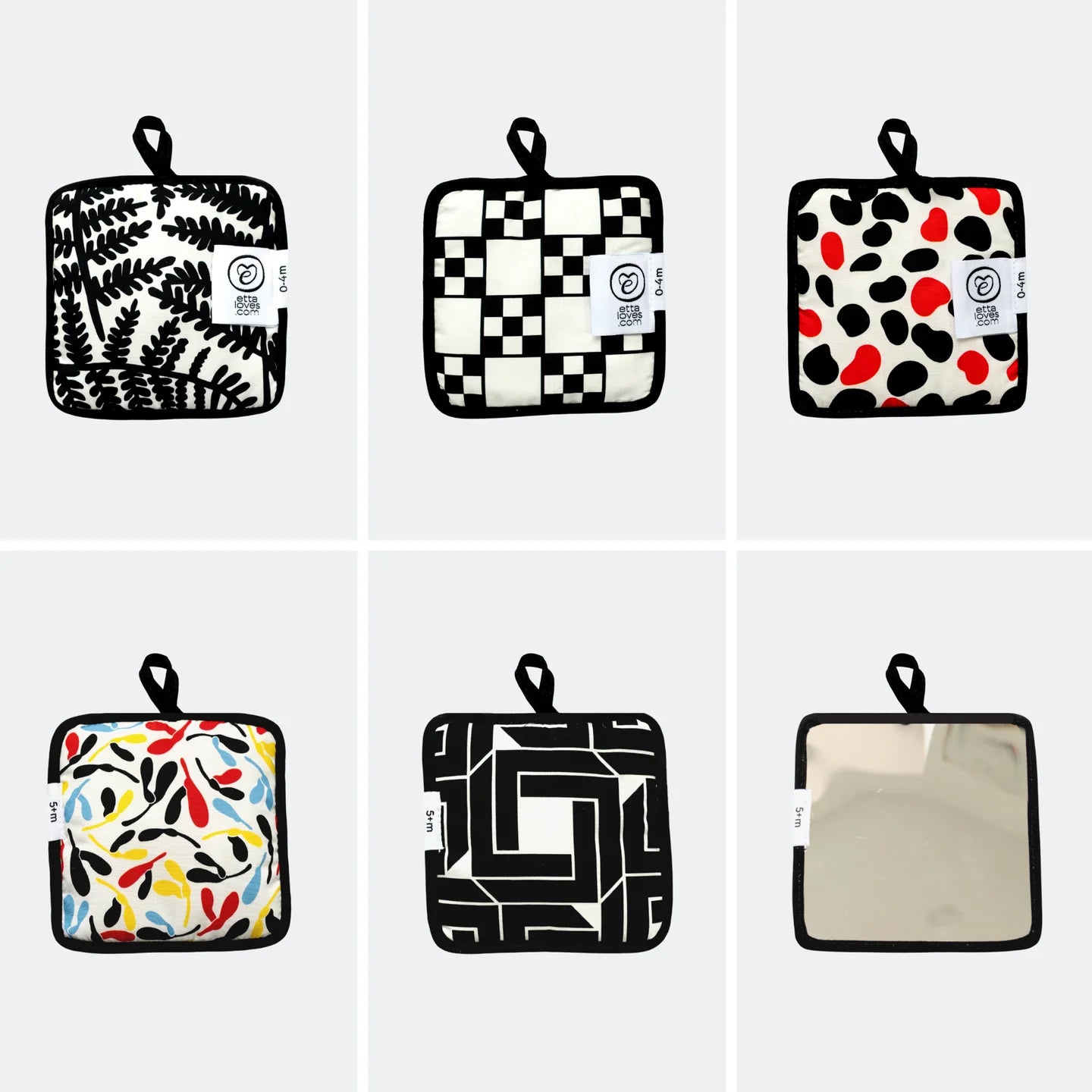 SENSORY HANGING SQUARES BY ETTA LOVES - OTHERLETTERS