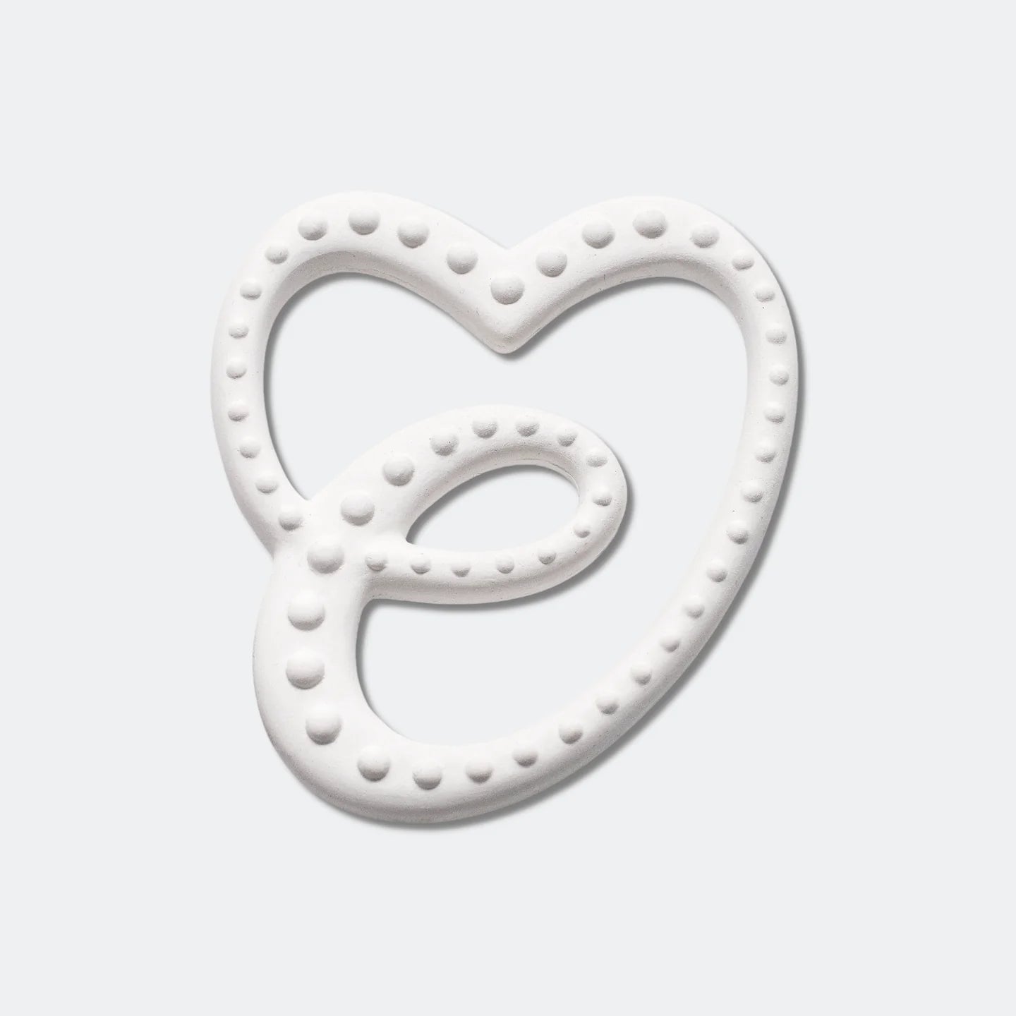SENSORY RUBBER TEETHER - WHITE | BY ETTA LOVES - OTHERLETTERS
