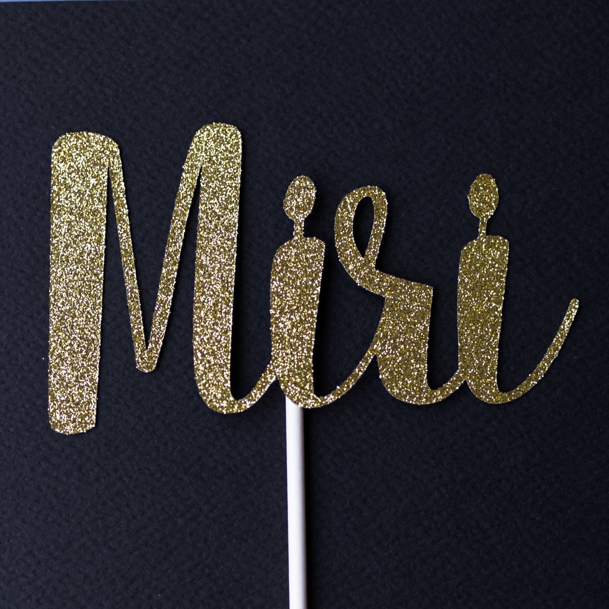 SINGLE NAME | CAKE TOPPER | NANCY FONT - OTHERLETTERS