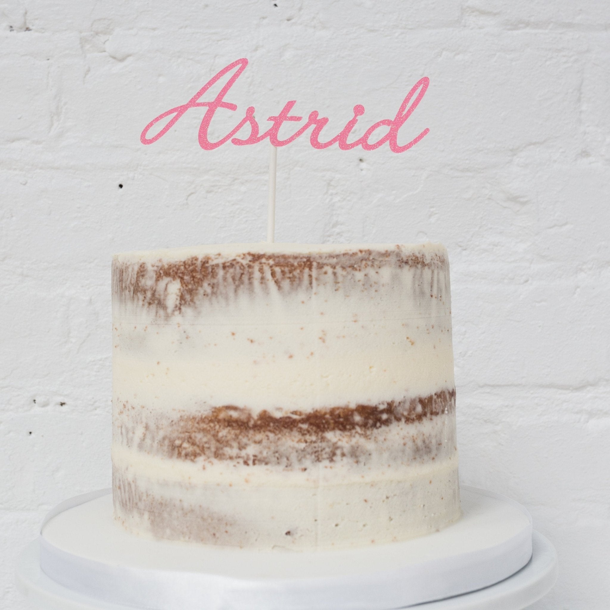 SINGLE NAME | CAKE TOPPER | SYBIL FONT - OTHERLETTERS