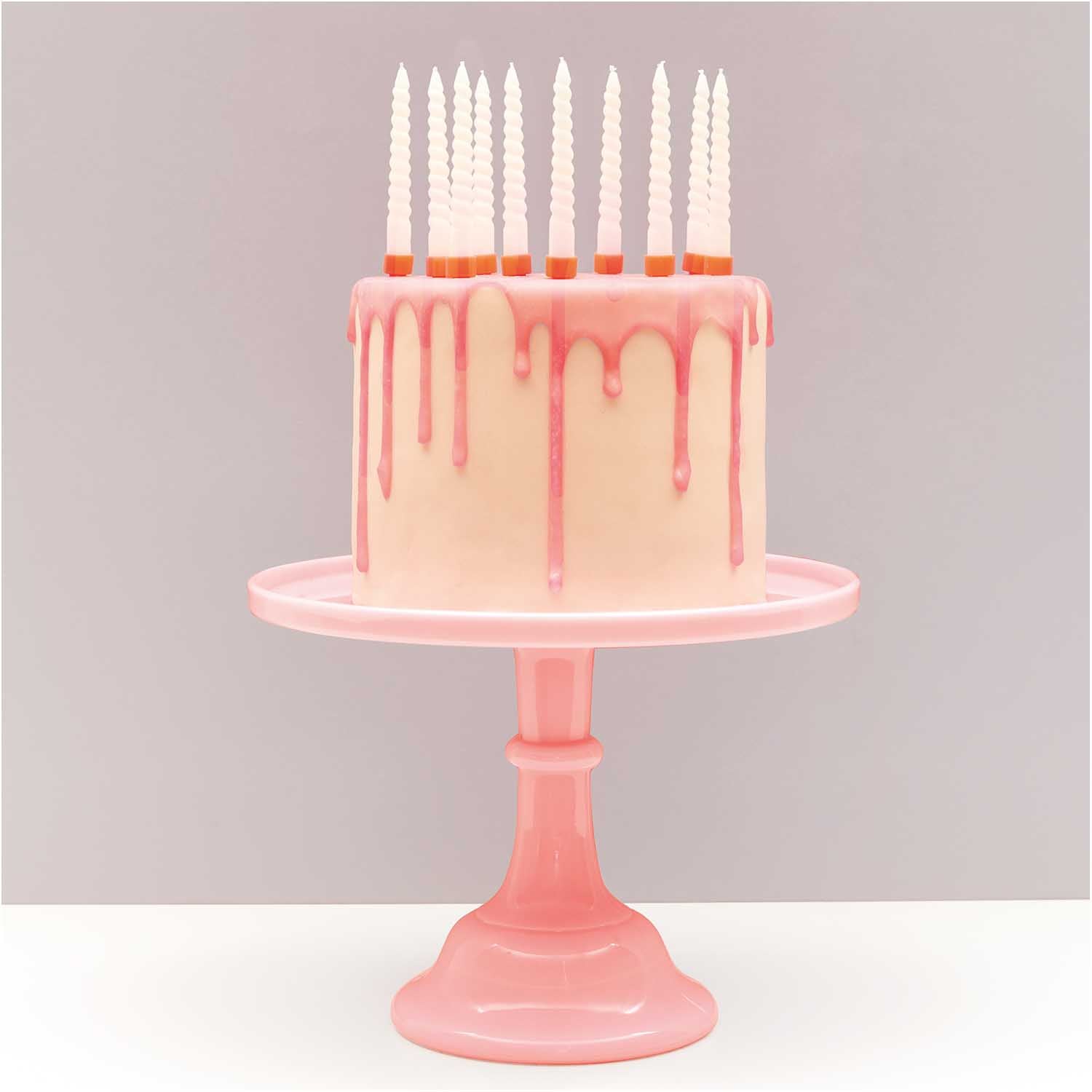SPIRAL CAKE CANDLES OFF WHITE - OTHERLETTERS