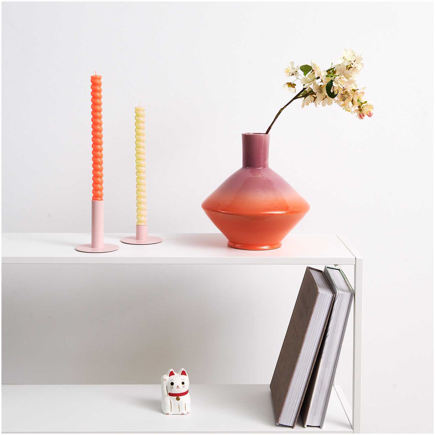 SPIRAL CANDLE | SORBET YELLOW - OTHERLETTERS