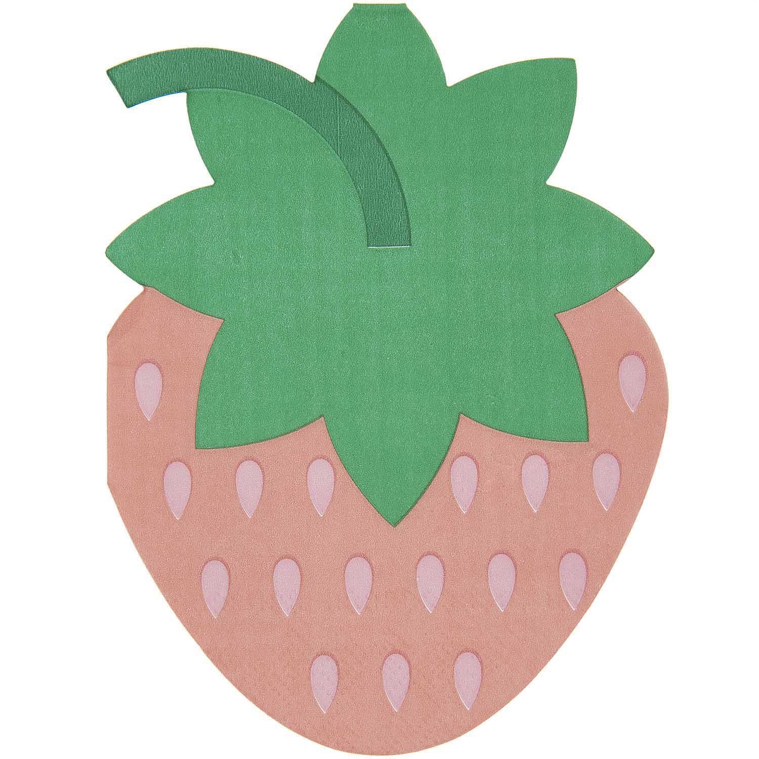 STRAWBERRY SHAPED NAPKINS - OTHERLETTERS