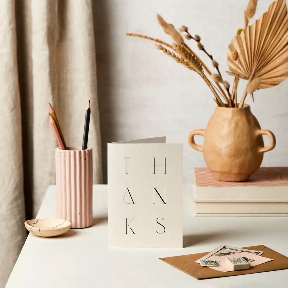 T - H - A - N - K - S | CARD BY KATIE LEAMON - OTHERLETTERS