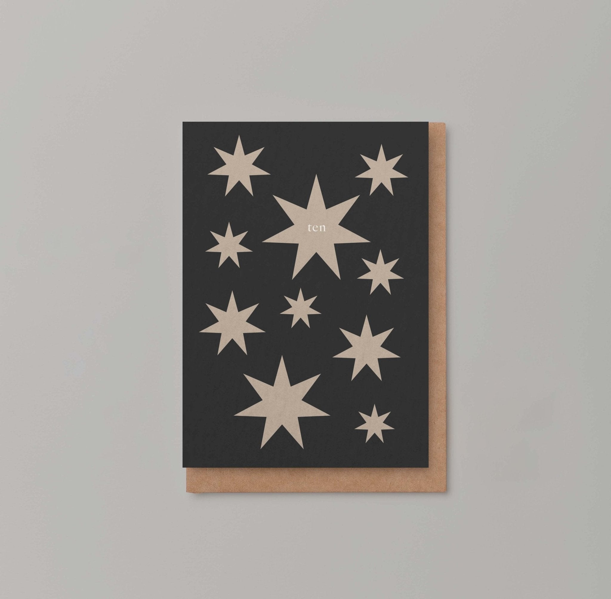 TEN STARS BIRTHDAY CARD | CARD BY KINSHIPPED - OTHERLETTERS