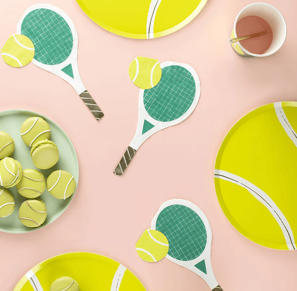 TENNIS BALL | PAPER PLATES - OTHERLETTERS