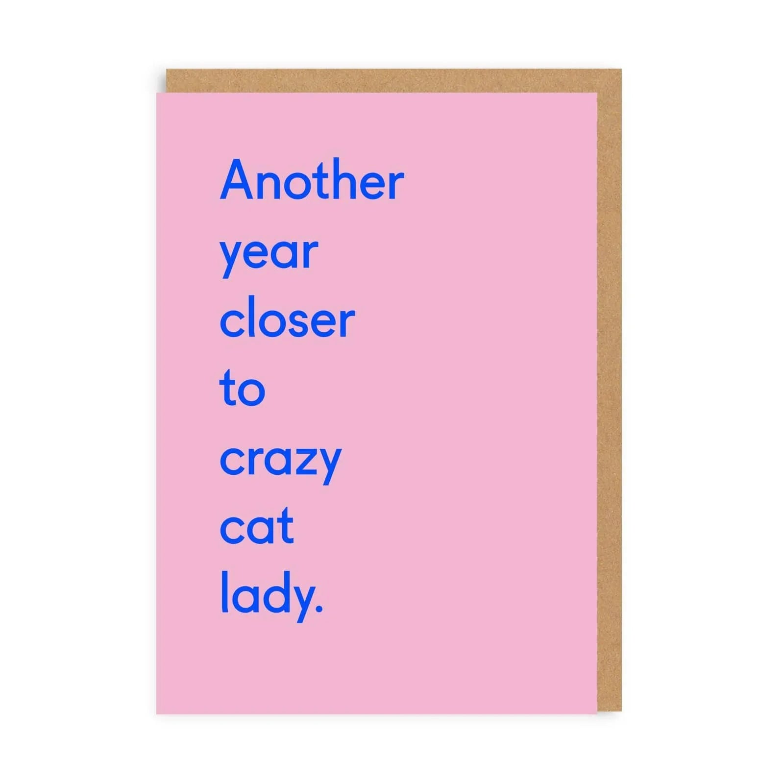 ANOTHER YEAR CLOSER TO CRAZY CAT LADY | CARD BY OHH DEER