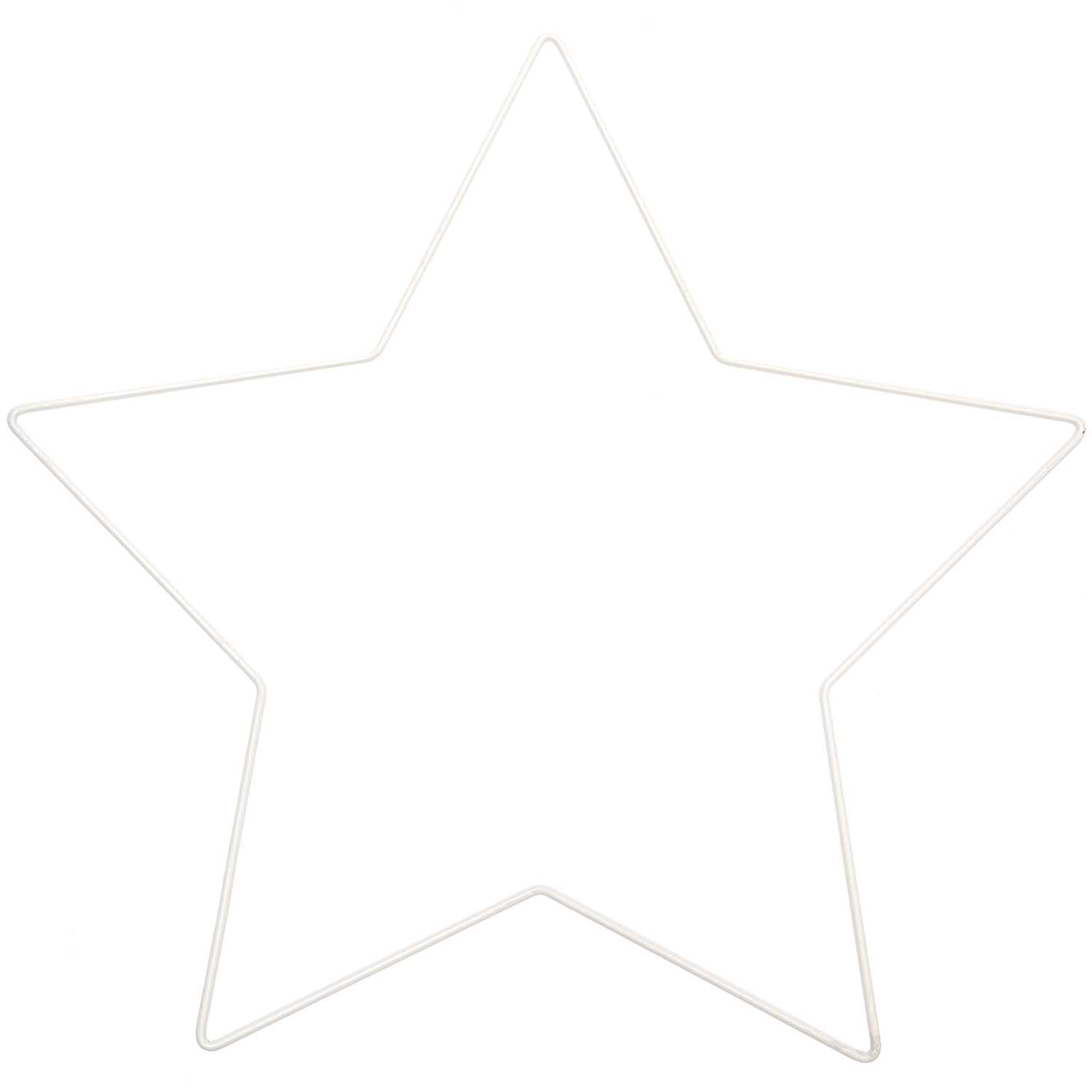 WHITE METAL STAR | LARGE - OTHERLETTERS