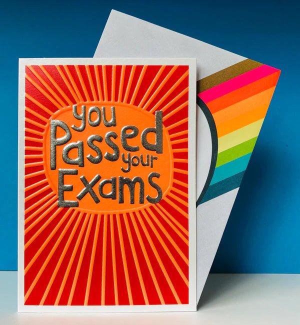 YOU PASSED YOUR EXAM | CARD BY PAPER SALAD - OTHERLETTERS