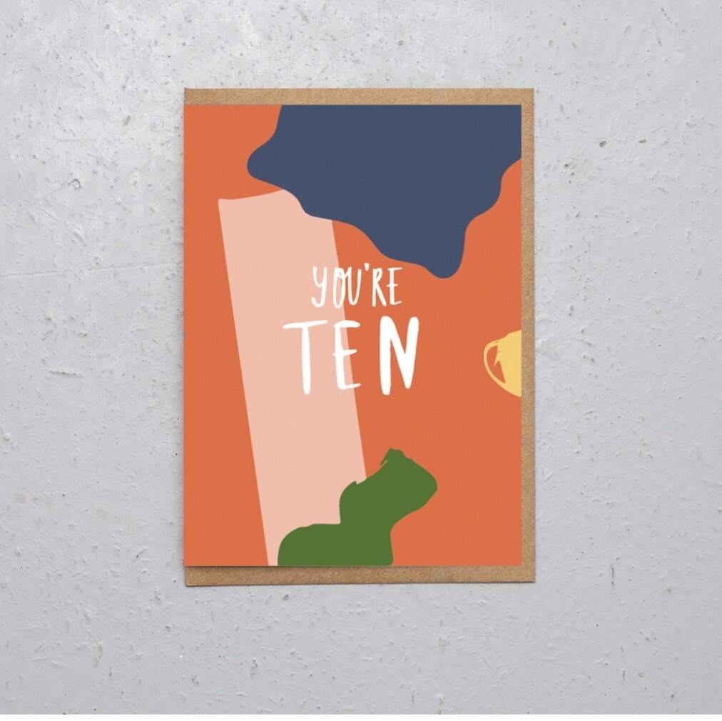 YOU'RE TEN | CARD BY CUB PLAYFUL PAPER - OTHERLETTERS